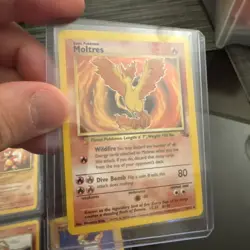 Vintage Fire Pokemon cards With Holo Moltres - Image 2