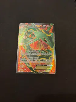 Pokemon Rayquaza EX Full Art Holo Ultra Rare Card Dragons Exalted 123/124 - Image 1
