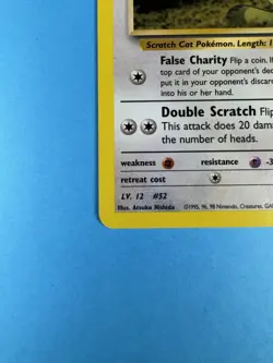 Giovanni's Meowth 43/132 NM/MINT Normal Gym Challenge 2000 Pokemon Card - Image 5