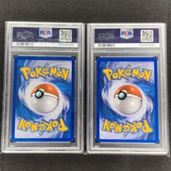 Suicune & Entei - 94/95 + 95/95 - Legend - Unleashed - Pokemon Card - PSA 5/7 - Image 2