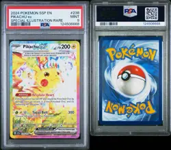 Pokemon Pikachu EX Surging Sparks Illustration Card 238/191 PSA 9 Mint - Image 1