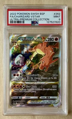 Charizard VSTAR SWSH262 SWSH: Sword & Shield Promo Cards Holo PSA 9 - Image 1