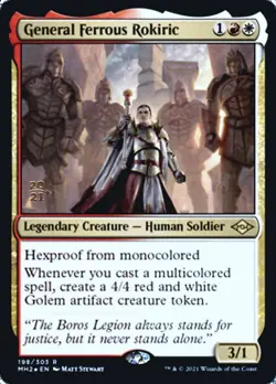Magic the Gathering (mtg): PMH2: General Ferrous Rokiric - Rare - Foil - Promo - Image 1