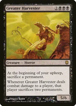 1x Greater Harvester - NM English MTG - Darksteel - Image 1