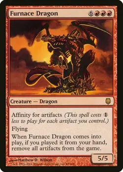 1x Furnace Dragon - NM English MTG - Darksteel - Image 1