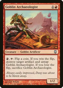 1x Goblin Archaeologist - NM English MTG - Darksteel - Image 1