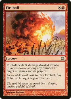 1x Fireball - NM English MTG - Darksteel - Image 1