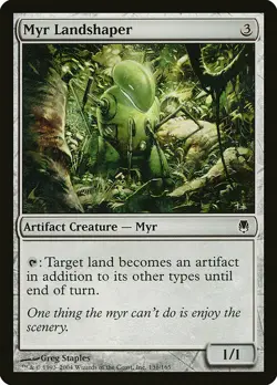 1x Myr Landshaper - NM English MTG - Darksteel - Image 1