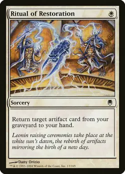 1x Ritual of Restoration - NM English MTG - Darksteel - Image 1