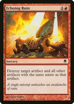 1x Echoing Ruin - NM English MTG - Darksteel - Image 1