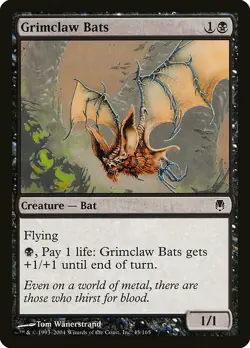 1x Grimclaw Bats - NM English MTG - Darksteel - Image 1