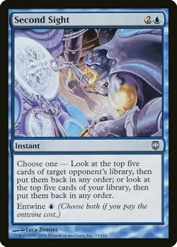 1x Second Sight - NM English MTG - Darksteel - Image 1