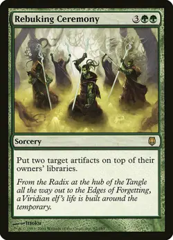 1x Rebuking Ceremony - NM English MTG - Darksteel - Image 1