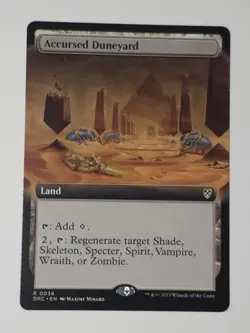 Accursed Duneyard (Extended Art) Commander: Aetherdrift Regular - Image 1