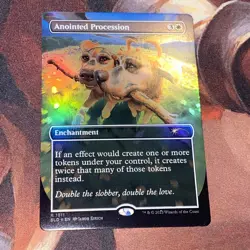 Anointed Procession X1 Mtg Secret Lair Foil Borderless Double Sided Nm - Image 1