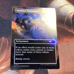 Anointed Procession X1 Mtg Secret Lair Foil Borderless Double Sided Nm - Image 2