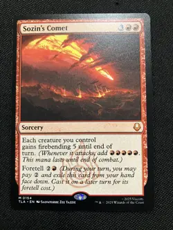 1 x Sozin's Comet - Avatar: The Last Airbender - NM-Mint - MTG - Image 1