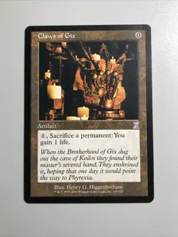 Claws of Gix NM - Timeshifted Mythic (Check Pics) MTG TCG - Image 1