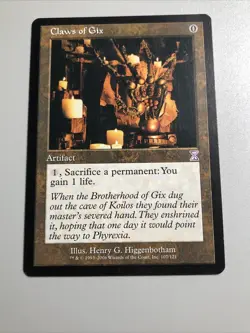 Claws of Gix NM - Timeshifted Mythic (Check Pics) MTG TCG - Image 2