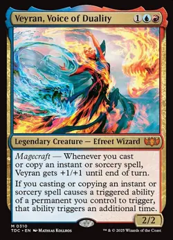 Veyran, Voice of Duality Commander: Tarkir: Dragonstorm NM MTG Non-Foil - Image 1