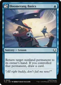 ~ Boomerang Basics ~ NM Foil ~ MTG: Avatar ~ MTG ~ - Image 1