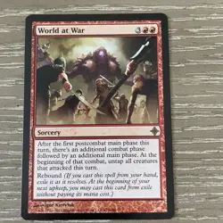 World at War Rise of the Eldrazi MTG NM Magic: The Gathering Free Ship - Image 1