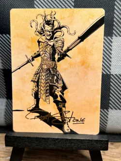 MTG TCG: Zevlor, Elturel Exile 78/81, Stone, (Gold-Stamped) Baldur's Gate _ ART - Image 1