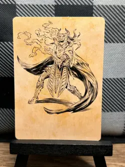 MTG TCG: Livaan, Cultist Of Tiamat 55/81, Jeff Miracola, Baldur's Gate _ ART - Image 1