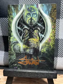 MTG TCG: Leyline Axe 49/54, Julian Ko Joon Wen, (Gold-Stamped) Foundations _ ART - Image 1