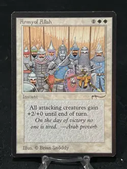 Army of Allah - Arabian Nights ~LP~ Magic The Gathering MTG - Image 1