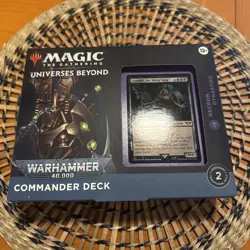 Magic The Gathering: Warhammer 40K Necron Dynasties Commander Deck Sealed/New - Image 1