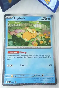 Psyduck Cosmos Holo Mega Evolutions Promo MEP 007 Pokemon TCG Card NM - Image 2