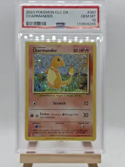 Pokemon Charmander 001/034 CLC Classic Collection Charizard Deck Holo PSA 10 - Image 1