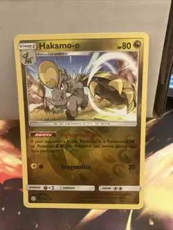 Hakamo-o - 162/236 - Uncommon - Reverse Holo Pokemon SM12 Cosmic Eclipse M/NM - Image 1