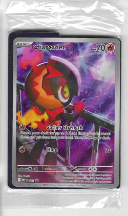 Charcadet 022 ETB Black Star Promo - Pokemon TCG Phantasmal Flames - NM+/SEALED - Image 1