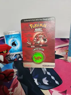 2003 Nintendo Pokemon Ruby & Sapphire Limited Edition Collector’s Coins New - Image 2