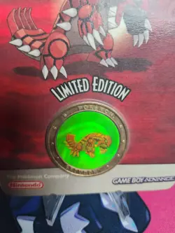 2003 Nintendo Pokemon Ruby & Sapphire Limited Edition Collector’s Coins New - Image 3