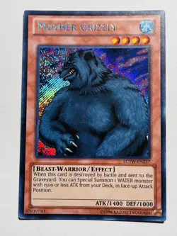 Mother Grizzly NM 1st Edition Secret Rare LCYW-EN237 Yugioh! TCG Holo Bleed NM - Image 1