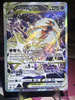 Deoxys VSTAR GG46/GG70 Crown Zenith: Galarian Gallery Holo Pokemon TCG NM - Image 1