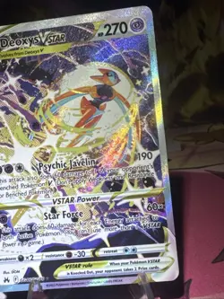Deoxys VSTAR GG46/GG70 Crown Zenith: Galarian Gallery Holo Pokemon TCG NM - Image 2
