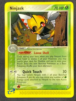 Pokemon Ninjask 18/97 DR EX Dragon NM - Image 1