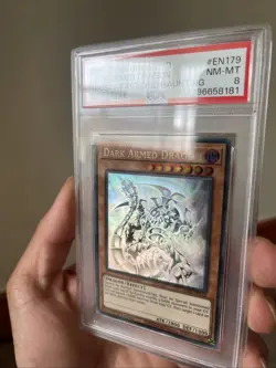 Dark Armed Dragon Ghost Rare 1st Edition GFP2-EN179 PSA 8 - Image 1