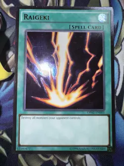 1 X Yu-Gi-Oh! Raigeki - OP02-EN003 - Ultimate Rare - NM!! - Image 3