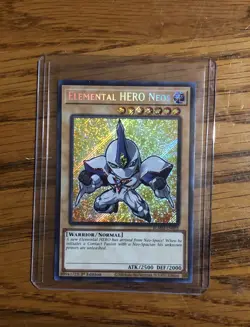 yugioh elemental hero neos secret rare chibi blmm-en003 blmm - Image 1