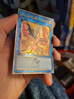 Yugioh Knightmare Phoenix RA03-EN042 1st Quarter Century Secret Rare - Image 2