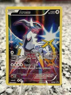 Pokemon Arceus XY116 - Black Star Promo Full Art Holo Pokemon Card TCG - Image 1
