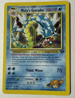 Vintage 2000 Pokemon Gym Hero’s Misty's Lot of 26 Cards 3 Holo’s Gyarados - Image 3