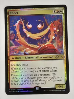 MTG Cheer Magic the Gathering 2025 Holiday Store Exclusive Promo Card WOTC - Image 1