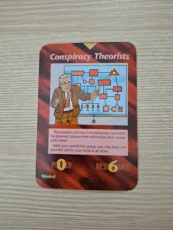 Conspiracy Theorists INWO Illuminati Game Card NM-MT - Image 1