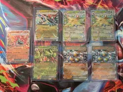 Pokemon Prismatic Evolutions EX Card Lot Of 7 - Image 1